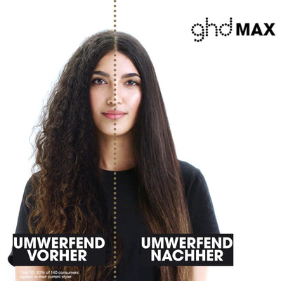 ghd max - professioneller Haarglätter mit breiten Platten für langes, dickes oder lockiges Haar, glä