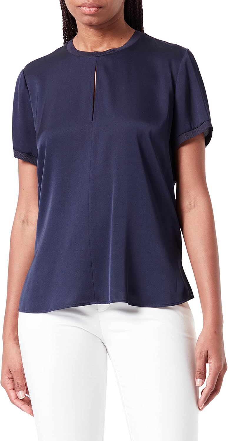 HUGO Damen Shirt 32 Dark Blue408, 32 Dark Blue408