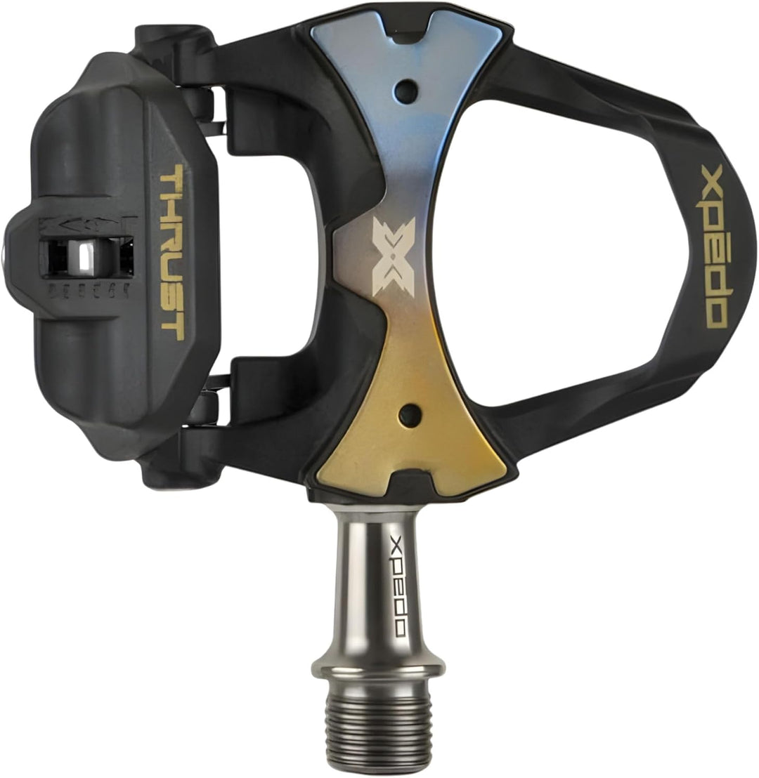 Xpedo Thrust 8TI Clipless // Rennrad-Pedal Schwarz, Schwarz