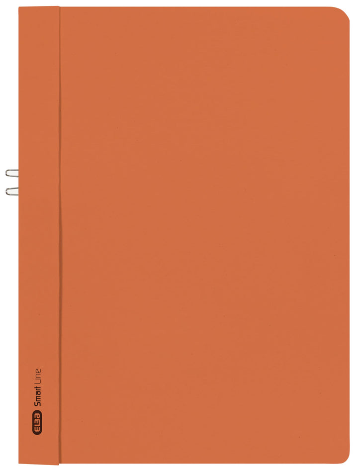 Elba Klemmhefter A4, Smart Line, ohne Vorderdeckel, Karton, orange, 50 Stück orange Klemmhandmappe,
