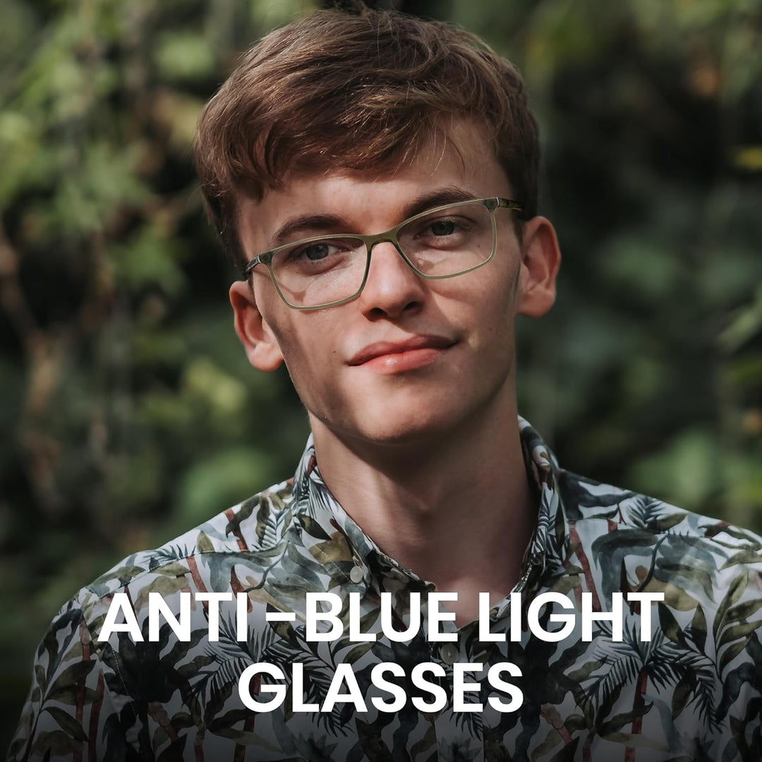 Cyxus Blaulichtfilter Brille Ohne Stärke Herren Damen Mode Computer Schutzbrille Bildschirmbrille Ga