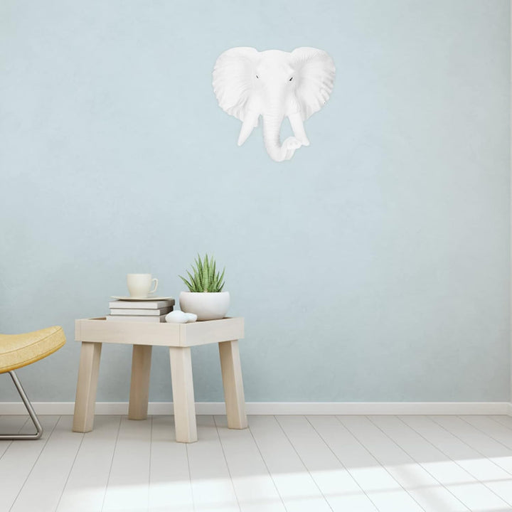 Beavorty Elefantenkopf Wandkunst Afrikanischer Buschelefant Elefantenkopf-wandhalterung Rustikaler E