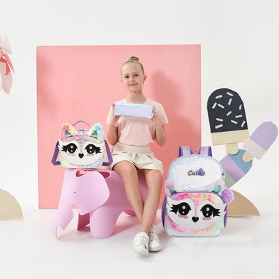 HTgroce Schulrucksack Mädchen Teenager Schultasche Schulranzen Set Rucksack für Mädchen Schule Freiz