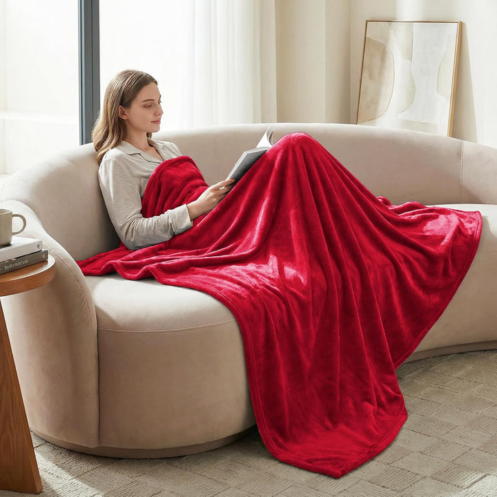 CozyLux Kuscheldecke Flauschig Decke 150x200 - XL Flanell Kuscheldecke 150x200, Weiche Sofa Decke, W