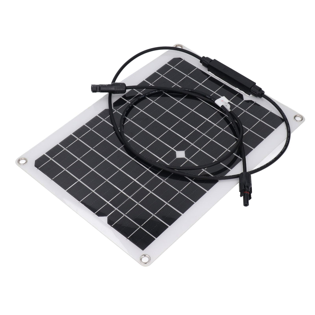 18 V 15W Kleines Solarpanel Flexible Kit für Batterieladung, Wohnmobil, Überwachungskamera, Off -Git