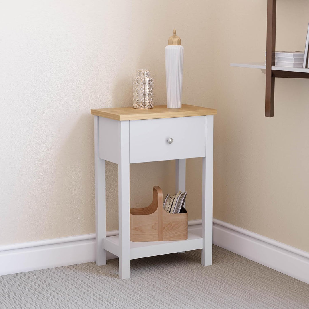 Vida Designs Schubladenboxen, MDF, Spanplatte und Melaminfurnier, Weiss, Standard