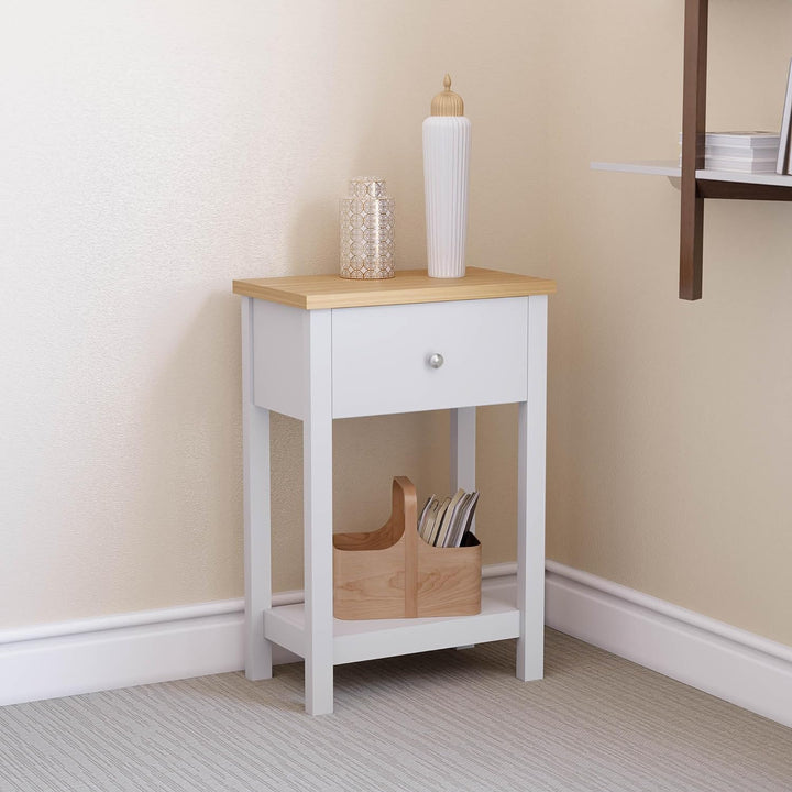 Vida Designs Schubladenboxen, MDF, Spanplatte und Melaminfurnier, Weiss, Standard