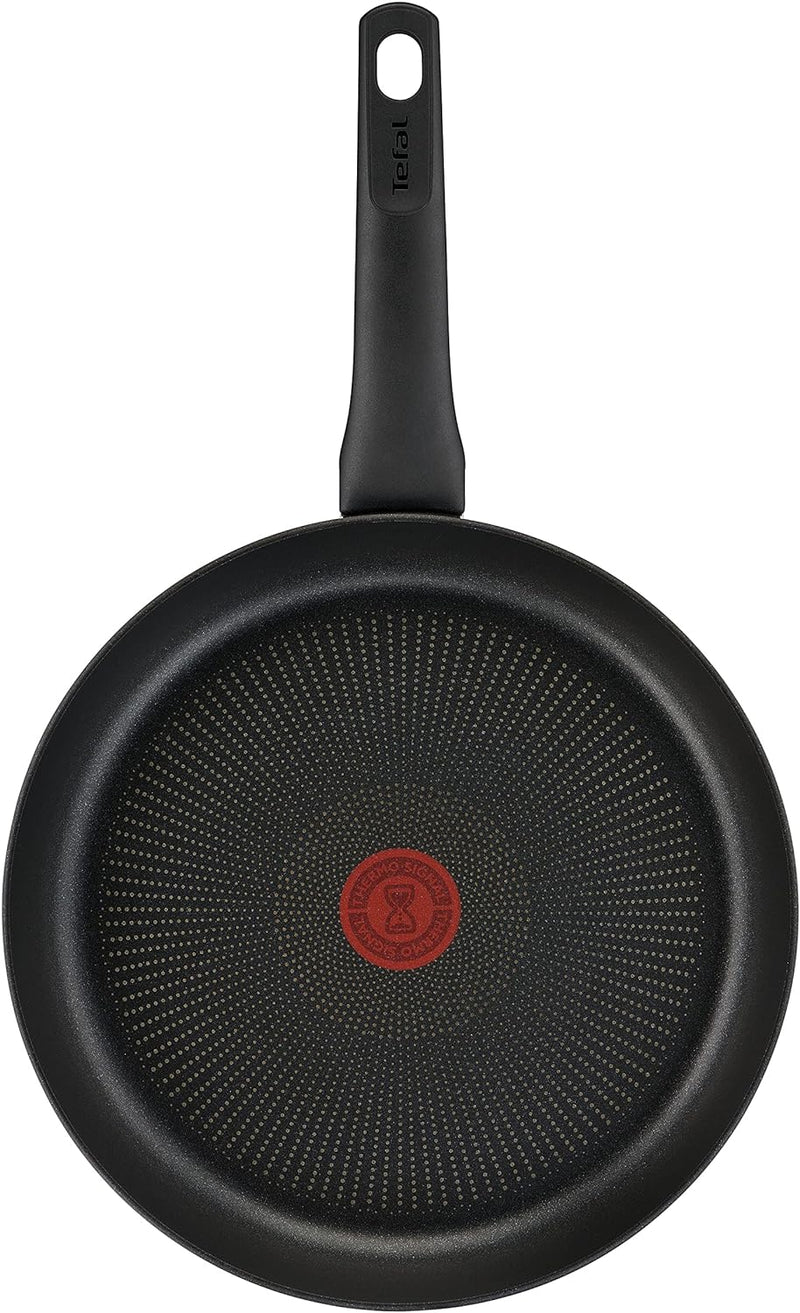 Tefal G28890 Hard Titanium On Pfannen-Set 24 + 28 cm | Aluminium | unbedenkliche Antihaftversiegelun