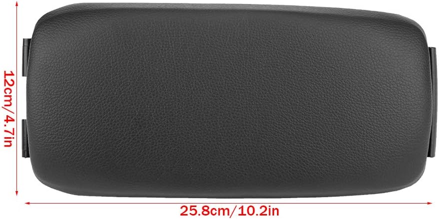Headerbs Auto Schwarz Mittelkonsole Armlehne Abdeckung für A3 8P / A5 2003-2013 8P0864245P(Leder), L