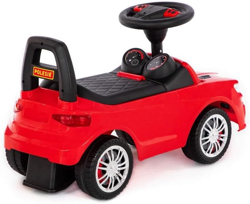 Rutscher Auto rot Super Car Nr.6 Sound Kinder Rutscherfahrzeug Lauflernhilfe