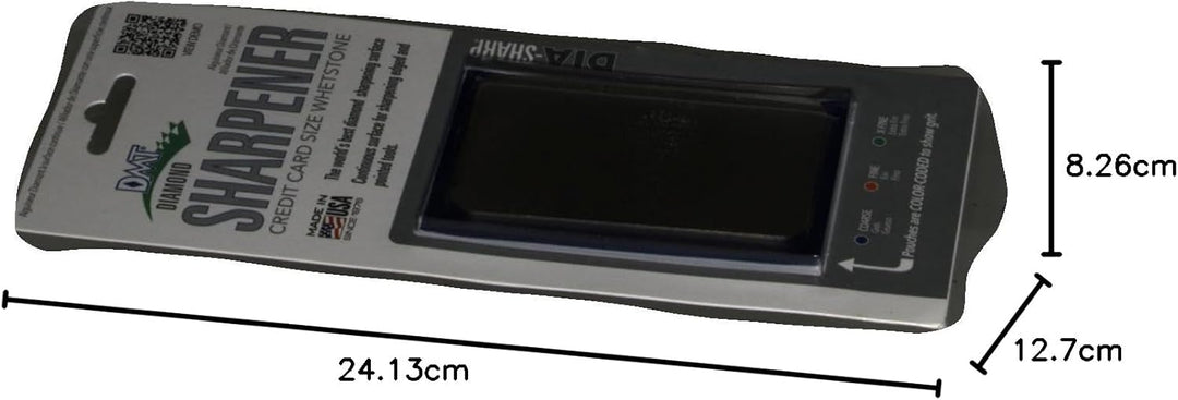 DMT Dia-Sharp® Diamant Taschenschleifstein im Kreditkartenformat Grob, Kompakter Wetzstein für Messe