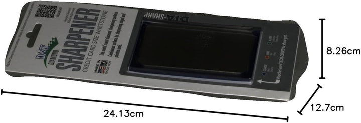 DMT Dia-Sharp® Diamant Taschenschleifstein im Kreditkartenformat Grob, Kompakter Wetzstein für Messe