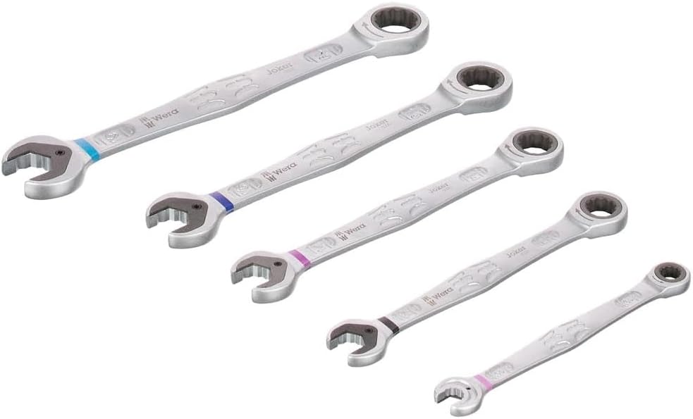 Wera 05020013001 6000 Joker 11 Set 1, Maul-Ringratschenschlüssel-Satz, metrisch, 11-teilig 11-teilig