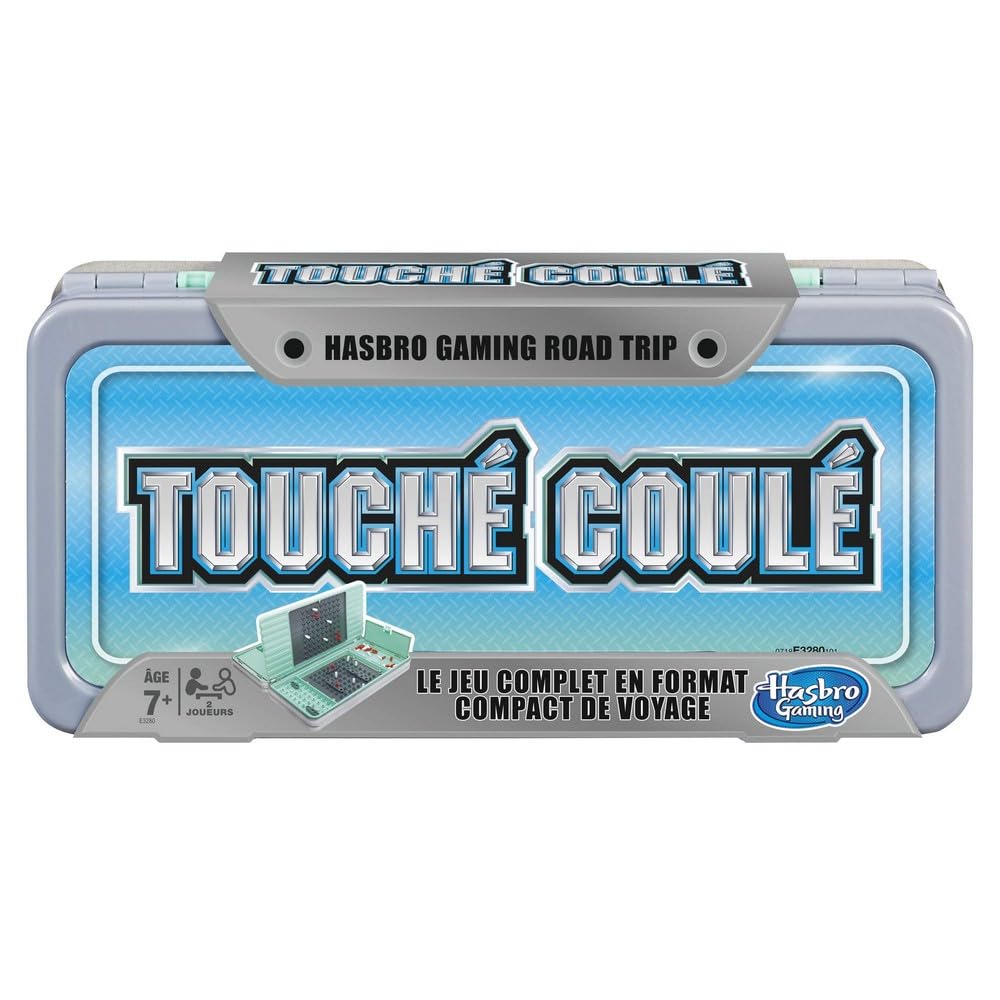 Touché-Coulé – Gesellschaftsspiel Road Trip – Reisespiel – Französische Version Frankreich Multi, Fr