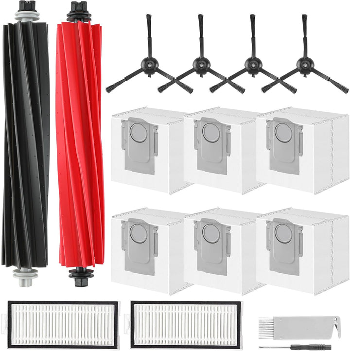 Q5 Max+ Zubehör für Roborock Q5 Max+(Plus), Q5 Pro+, Q8 Max+, Q5 DuoRoller+ Staubsauger,2 Hauptbürst