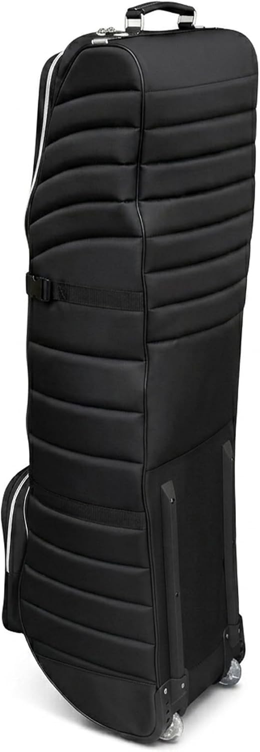 LONGRIDGE Golf 2019 Tour Deluxe Rollergefüllte Reiseabdeckung Schwarz, Schwarz