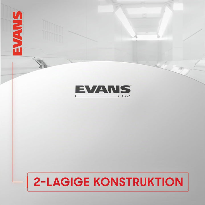 Evans ETP-G2CTD-F G2 (Coated) Fusion Tom Pack 25,4 cm (10 Zoll), 30,4 cm (12 Zoll), 35,5 cm (14 Zoll