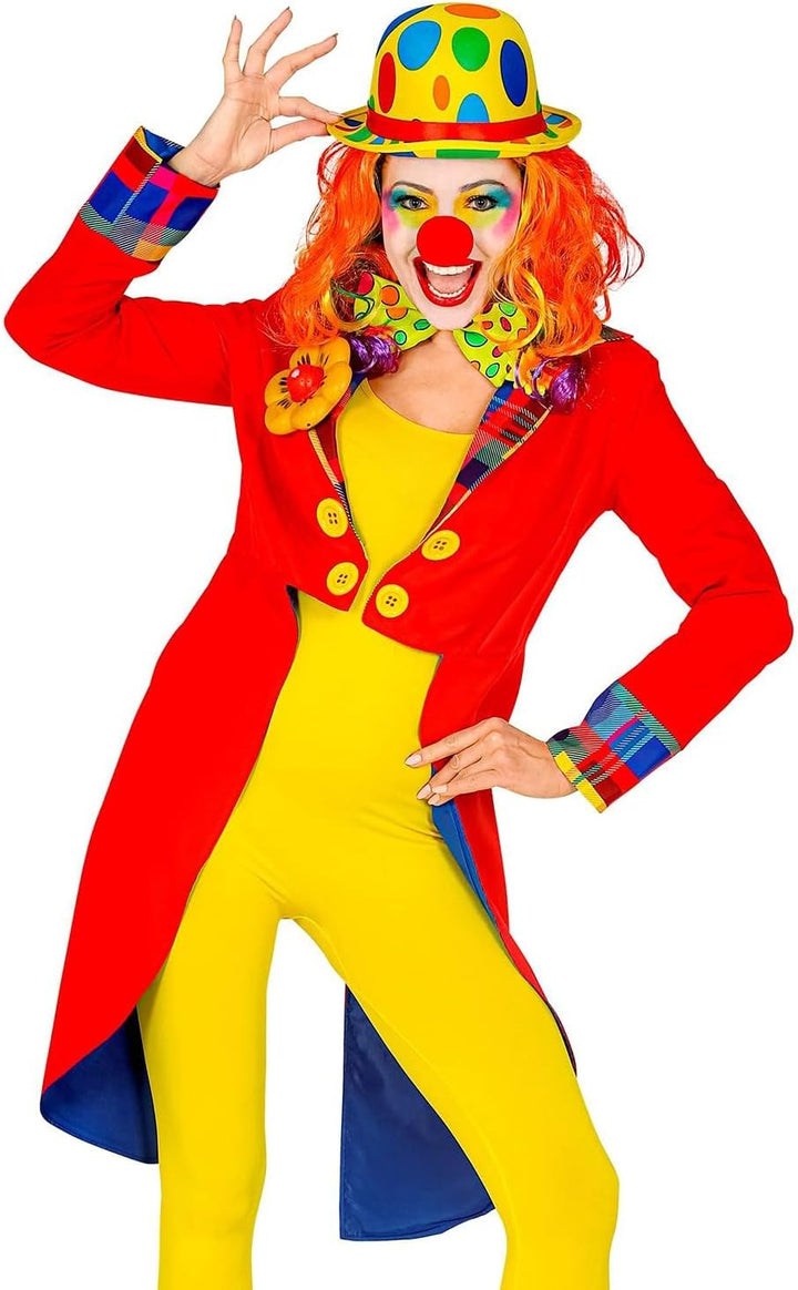 Widmann - Kostüm Clown, Frack, Zirkusdirektorin, Showgirl, Motto-Party, Karneval, S