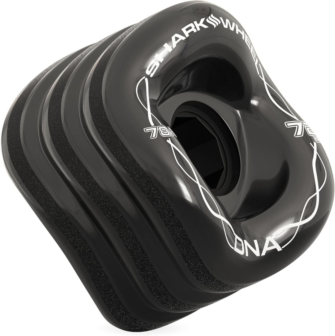 SHARKWHEEL DNA Formula Longboard 4er Rollenset 2021 Clear with Yellow hub