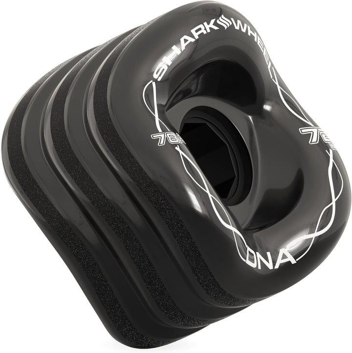 SHARKWHEEL DNA Formula Longboard 4er Rollenset 2021 Clear with Yellow hub
