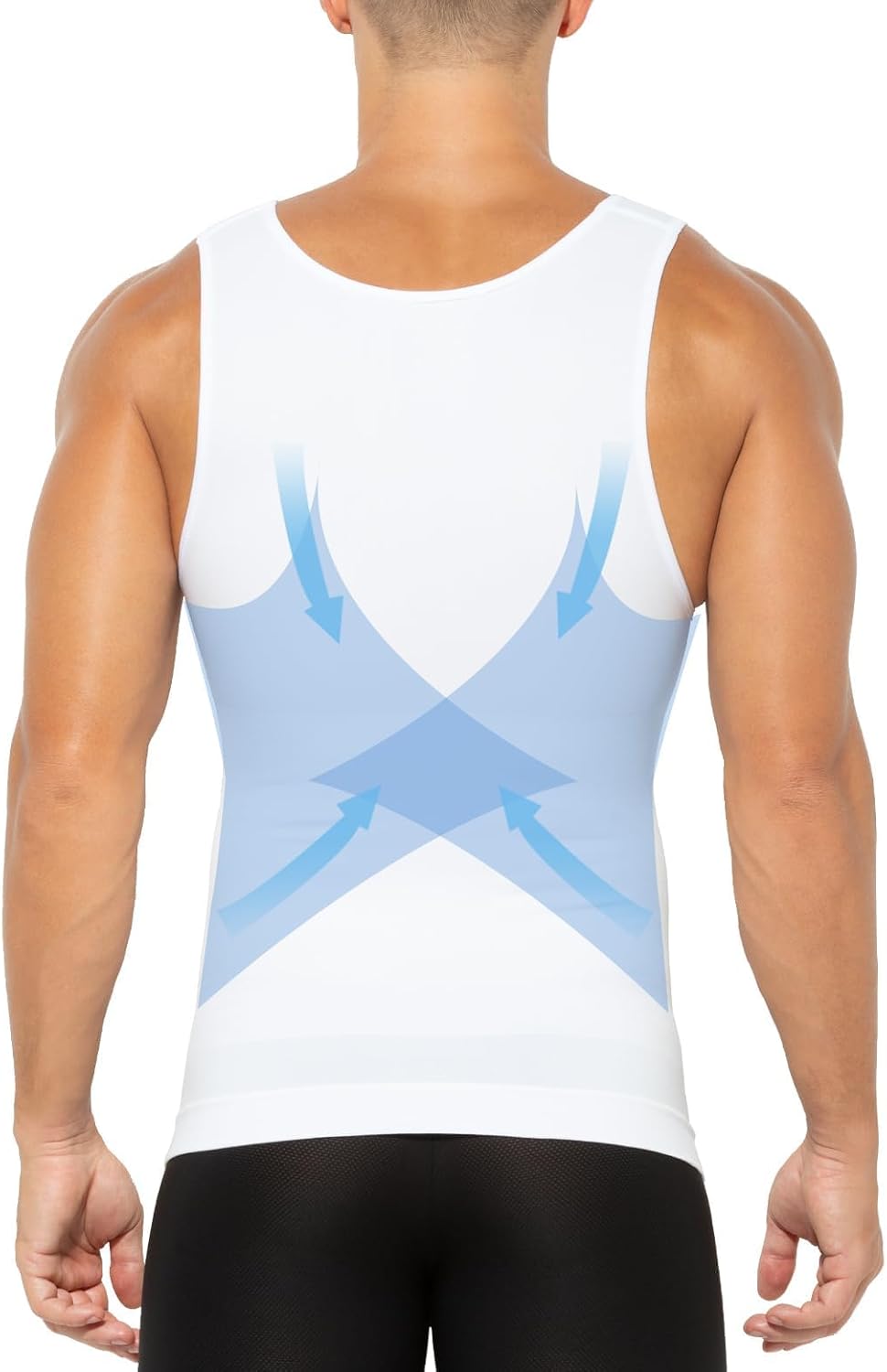 Casey Kevin Shapewear Herren Bauchweg Unterhemd Body Shaper Für Männer Compression Tank Top Herren K