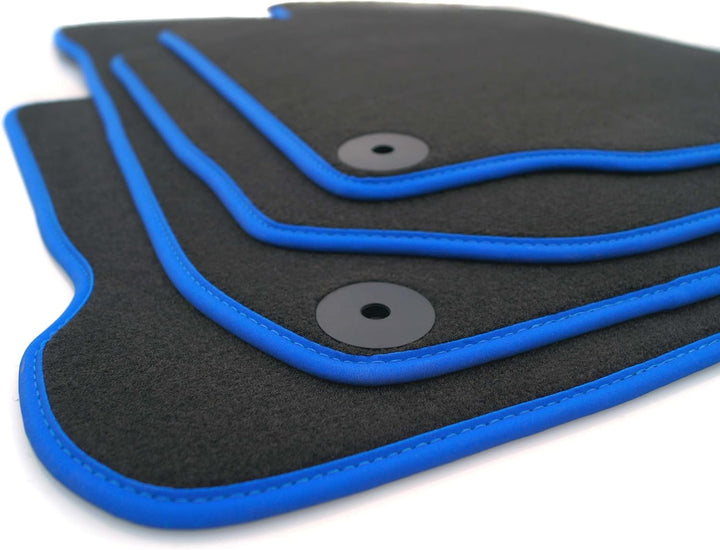 kh Teile Fussmatten passend für Golf 7 Fussmatten Velours Automatten Premium Tuning Zubehör 4-teilig