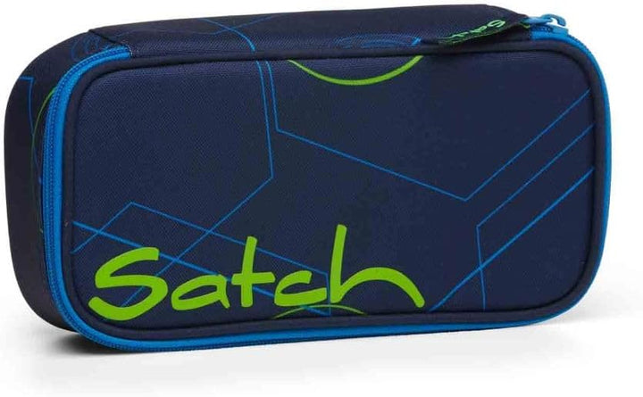 Satch Match Plus Schulrucksack Set 3tlg. inkl. Schlamperbox und Sporttasche (Blue Tech), Blue Tech