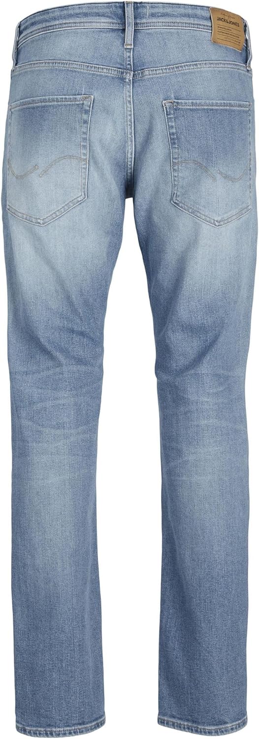 JACK &amp; JONES Male Tapered Fit Jeans JJIMIKE JJORIGINAL JOS 011 NOOS Tapered Fit Jeans 27W / 30L Blue