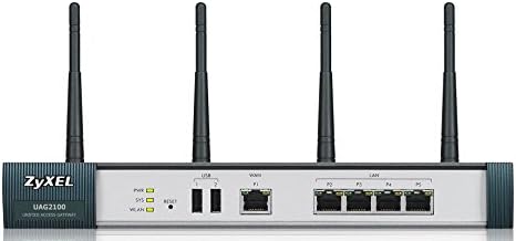 Zyxel UAG2100-EU0101F moderner Wireless WLAN Router (300 Mbps, 2dBi, 2X USB 2.0)