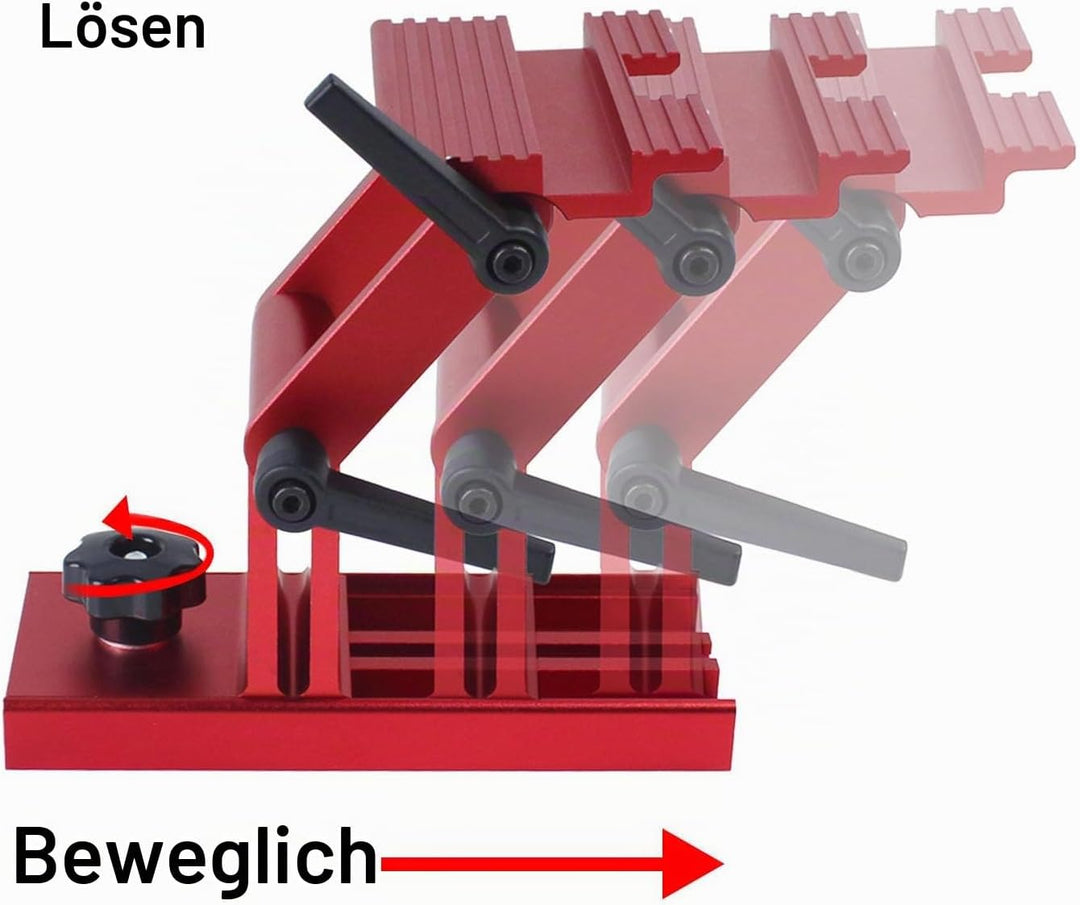 Verstellbare Ersatz-Werkzeugablage-Schärfvorrichtung für 6-Zoll- oder 8-Zoll-Tischschleifer und Schl