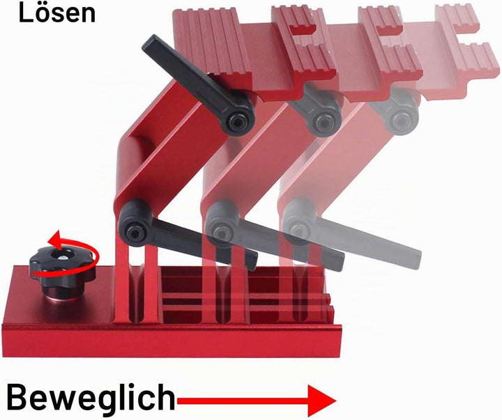 Verstellbare Ersatz-Werkzeugablage-Schärfvorrichtung für 6-Zoll- oder 8-Zoll-Tischschleifer und Schl