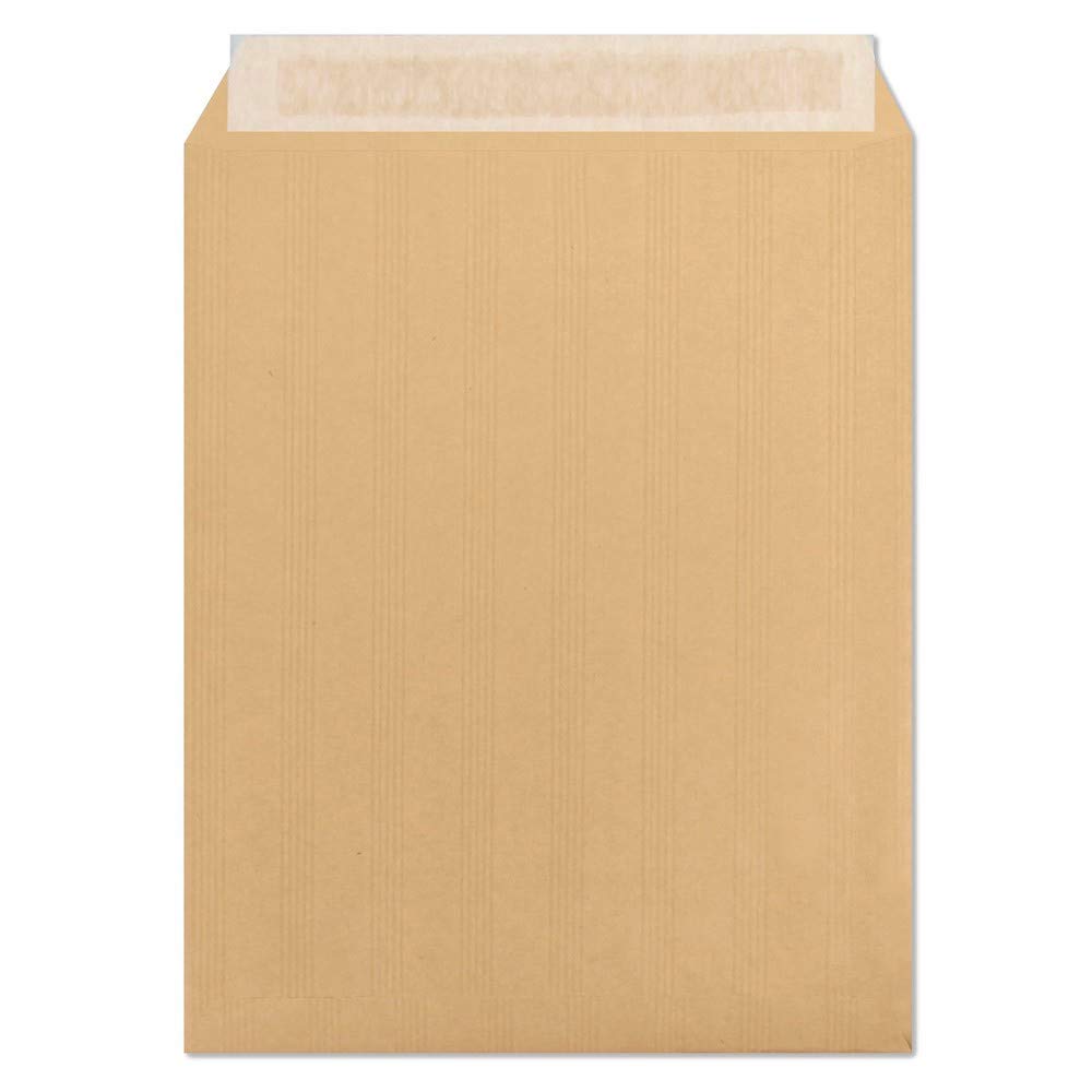 Clairefontaine 7754C - Karton mit 125 Versandtaschen Kraftbraun 260x330 mm, selbstklebend, 90g, 1 Ka