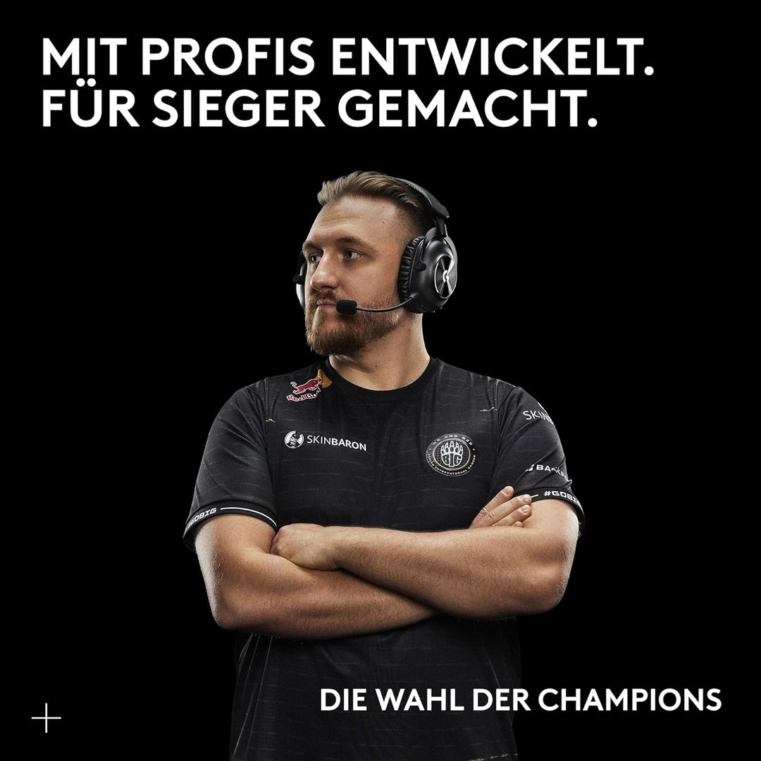 Logitech G PRO X 2 LIGHTSPEED Wireless Gaming Headset, abnehmbares Boom-Mic, 50-mm-Graphen-Treiber,