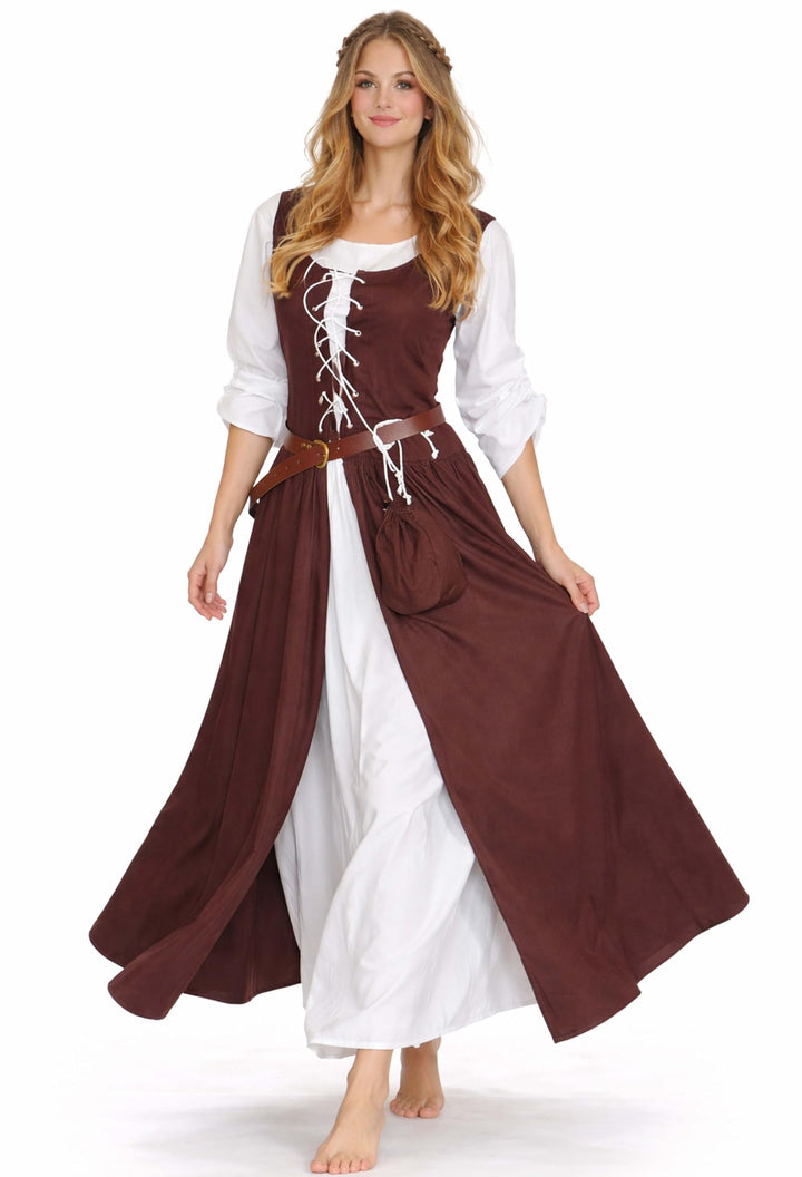 MAYLYNN 14261 - Mittelalter Kostüm Magd Celia - 100% Baumwolle, L