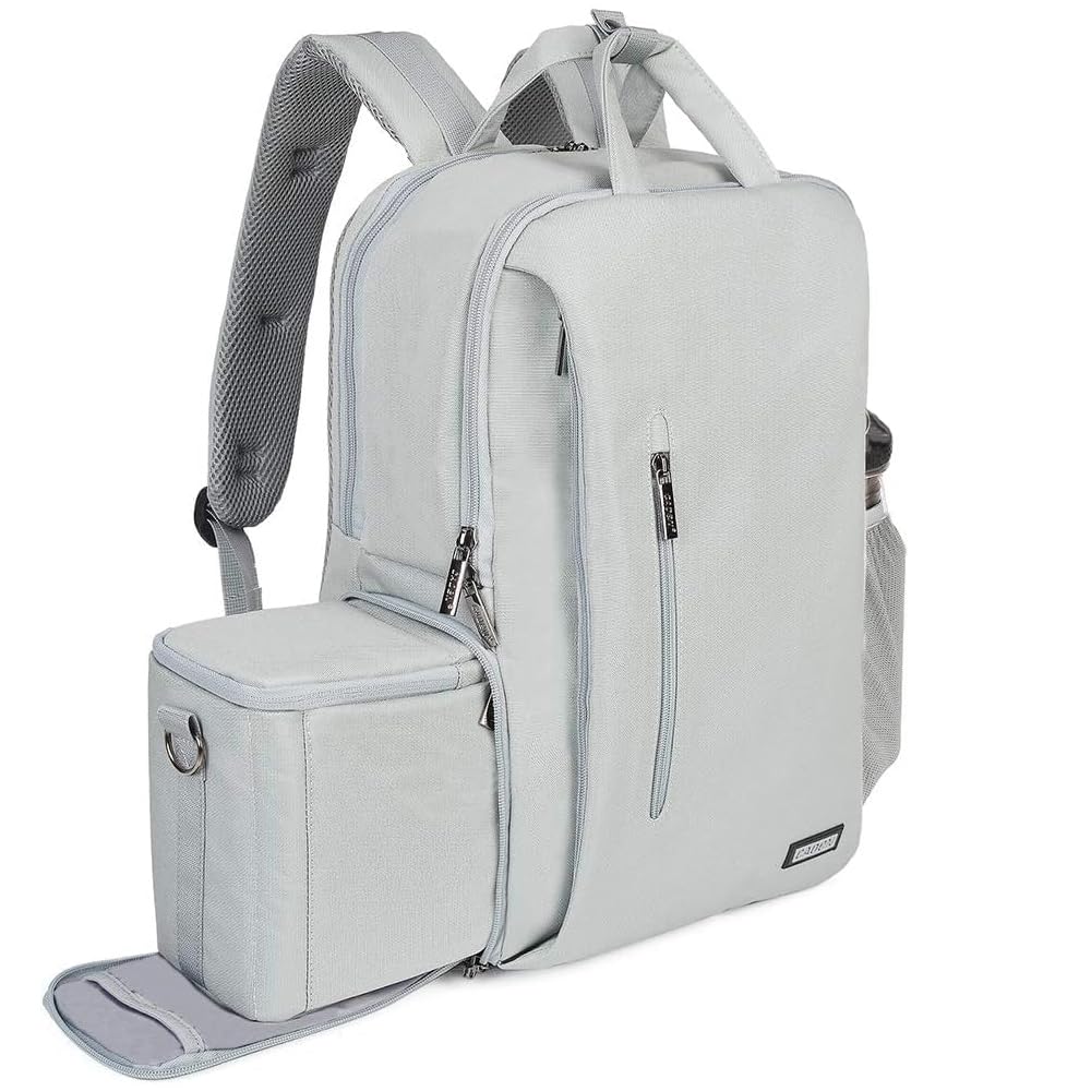 CADeN Kamerarucksack Wasserabweisend Diebstahlsicher 15.6 '' Laptopfach Fotorucksack & Reise Kamerat