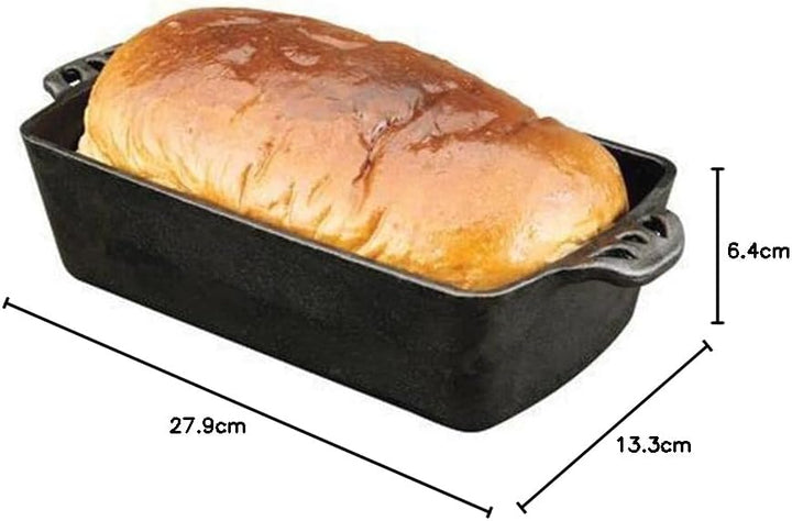Camp Chef Home Seasoned Brotform aus Gusseisen 1 Schwarz, 1 Schwarz