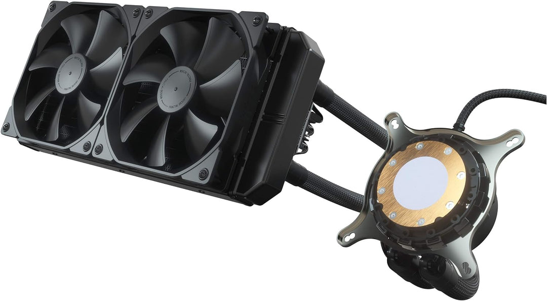 Fractal Design Celsius+ S28 Dynamic X2 PWM Black 280mm ARGB Pumpe, Silent Performance Slim Radiator