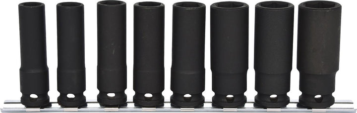 KS Tools 515.0648 3/8" Sechskant-Kraft-Stecknuss-Satz, lang, 8-tlg.