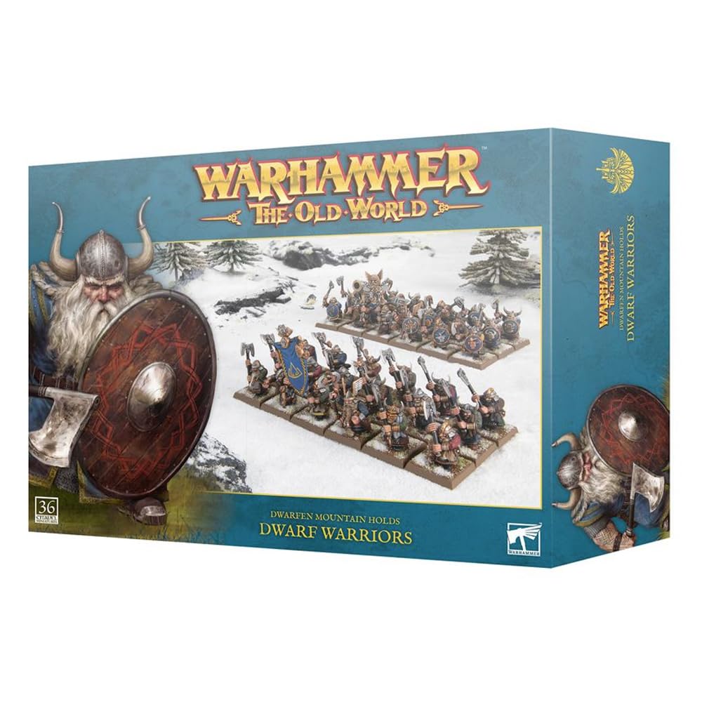 Warhammer Games Workshop Alte Welt - Zwergenberg hält Zwergkrieger
