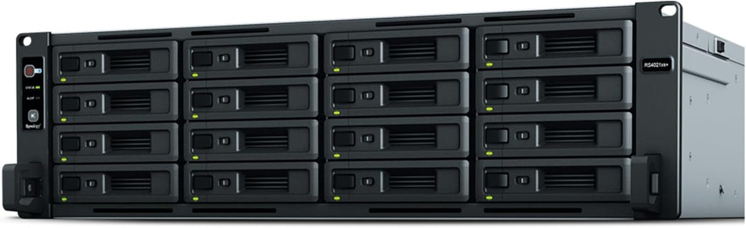 Synology NAS RS4021xs+ 0/16HDD Rack 3HE, schwarz, 132.3 mm x 482 mm x 656.5 mm