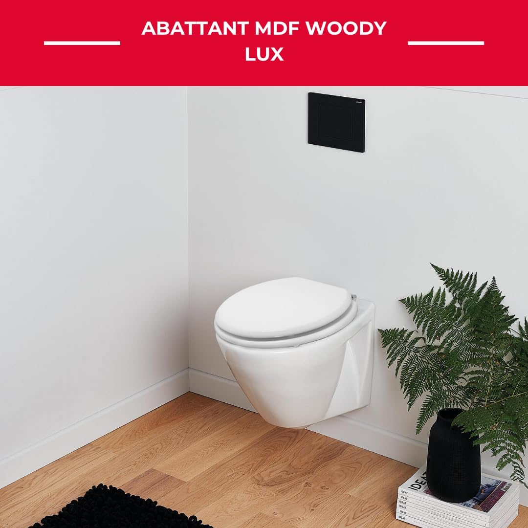 Wirquin 20719569 Casual Line WC-Sitz Woody Lux Soft Close