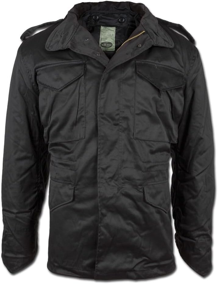Mil-Tec Unisex Us M65 Jacke, Schwarz