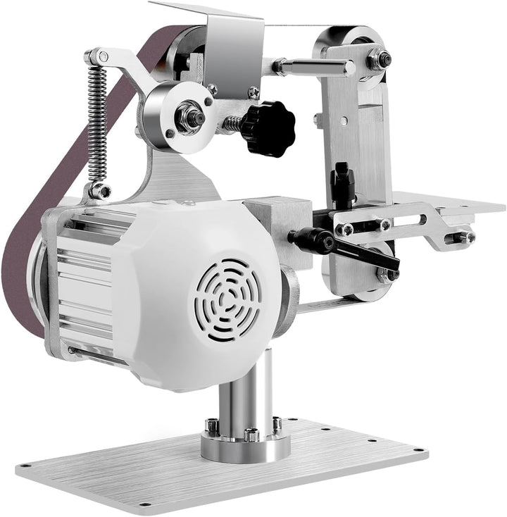 Mini Tischbandschleifer 550 W, 762 × 25 mm, 5000 U/min, 90° drehbar