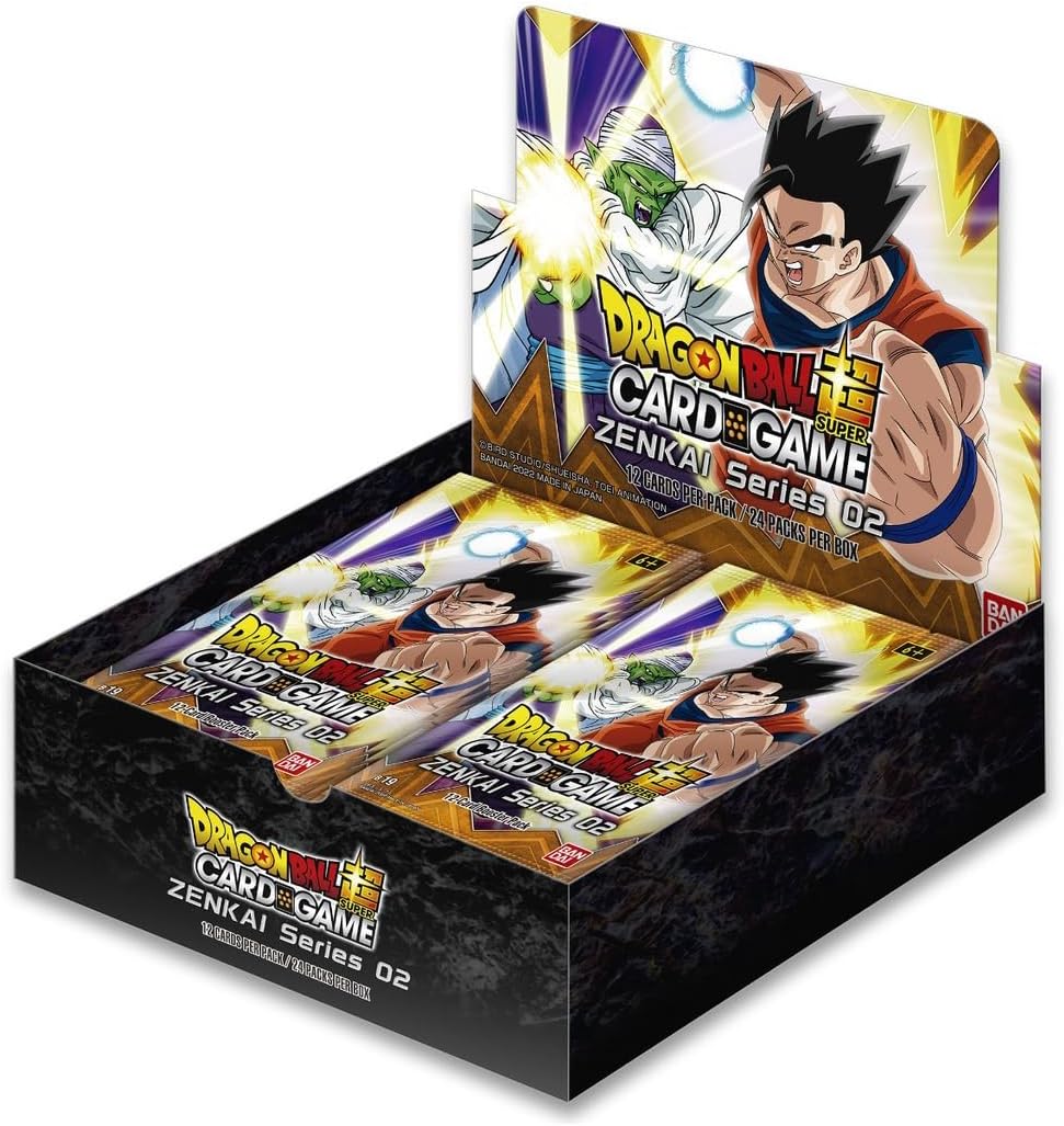 BANDAI NAMCO 84934 Dragon Ball Super Booster Display: Zenkai Serie Set 02 Cardgame, Mehrfarbig, Einh