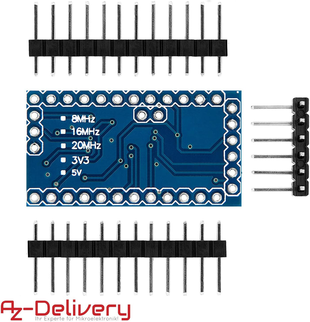 AZDelivery 5 x AZ-ProMini-Board mit 5V ATmega328 und 16MHz, 5