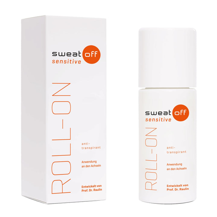 Sweat-Off sensitive Antitranspirant Roll On 50ml gegen Schwitzen | Deo Roller gegen Schweiss | Antip