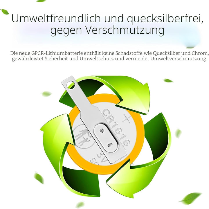CR1616 Batterien mit Schaft kompatibel mit Game Boy, Gameboy Color GBA mit Sicherheits-Bit-Schrauben
