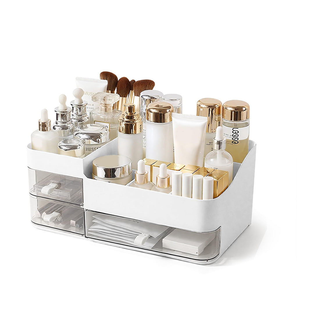 Lacuasmall Make Up Organizer Kosmetik Aufbewahrungsbox mit Schubladen, Schminktisch Organizer für Wa