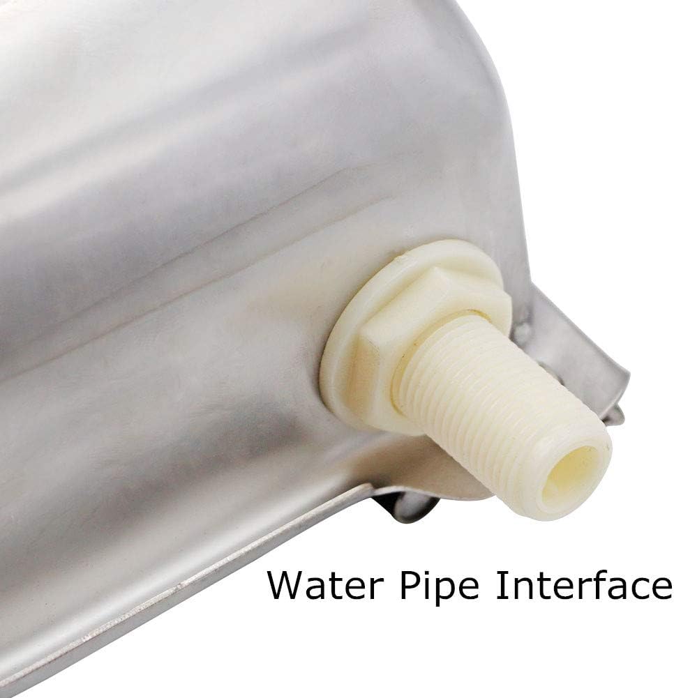 MOGOULUA Edelstahl Rindertränke Automatische Kuhtränke Ziegentränke Grosse Kapazität Schaf Viehtränk