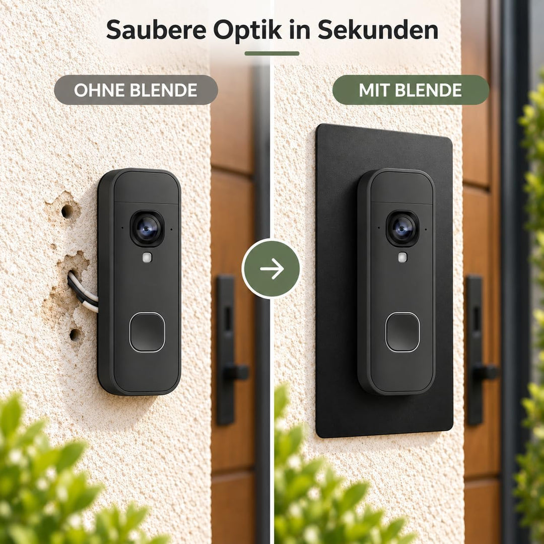 Edelstahl Blende für Blink Videotürklingel 2K